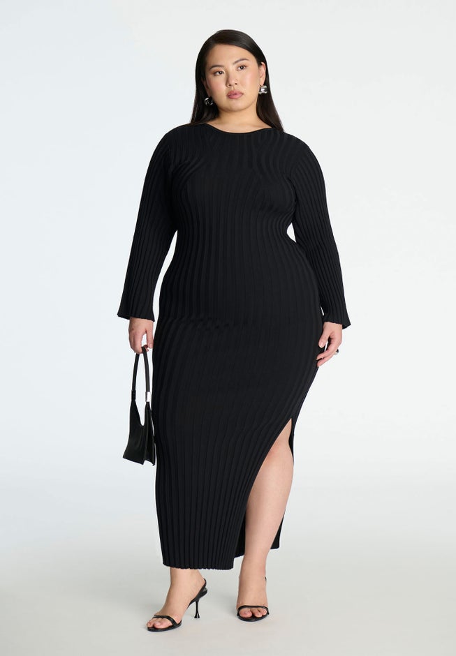 Wide Sleeve Maxi Sweater Dress image number 3