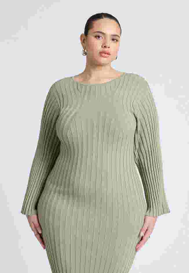 Wide Sleeve Maxi Sweater Dress image number 2