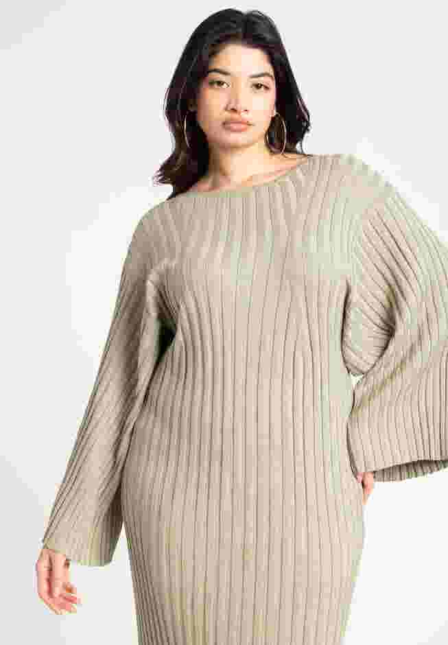 Wide Sleeve Maxi Sweater Dress image number 3
