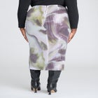 Printed Sequin Midi Skirt image number null