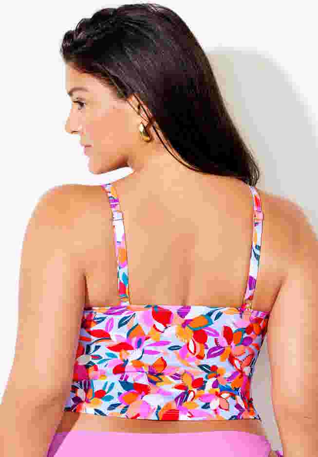 Essential Cropped Tankini Top image number 2