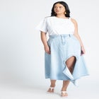 Twist Shoulder Tee image number null