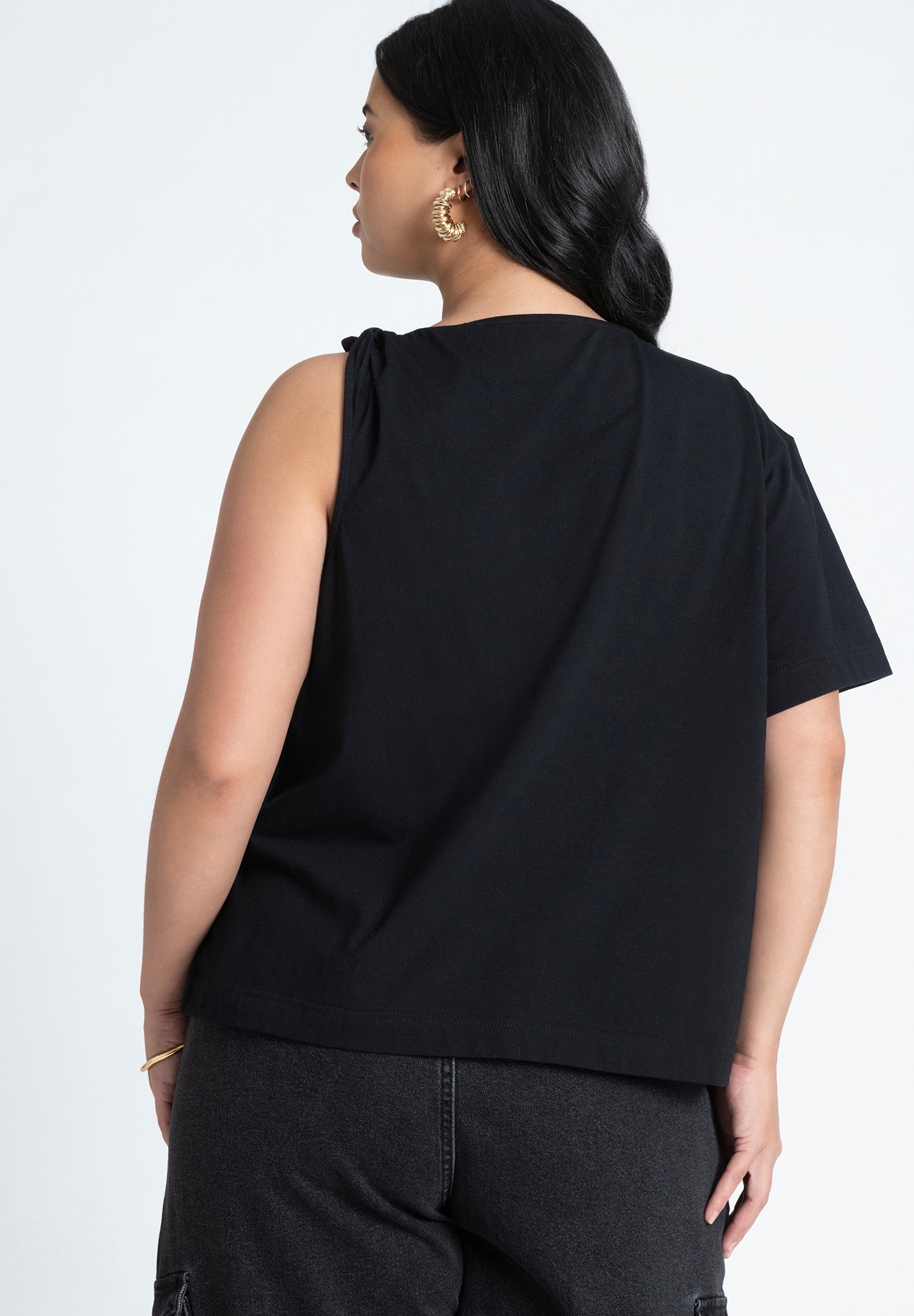 Twist Shoulder Tee image number 2