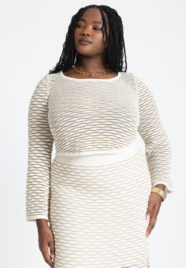 Scoop Neck Crop Top image number null