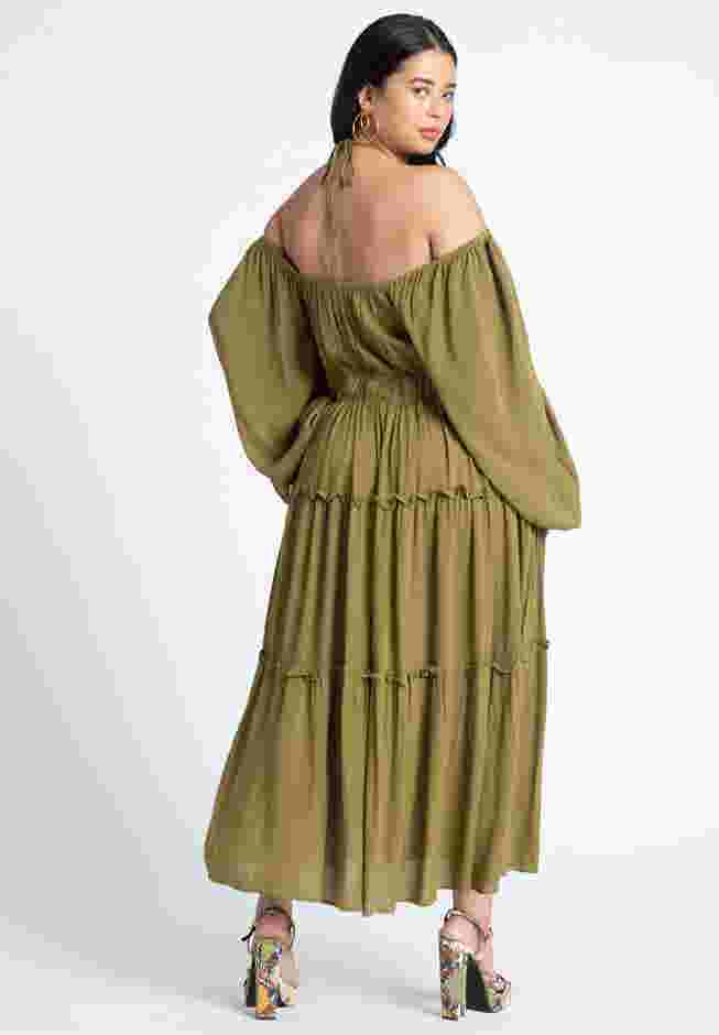 Tiered Ruffle Maxi Dress image number 1