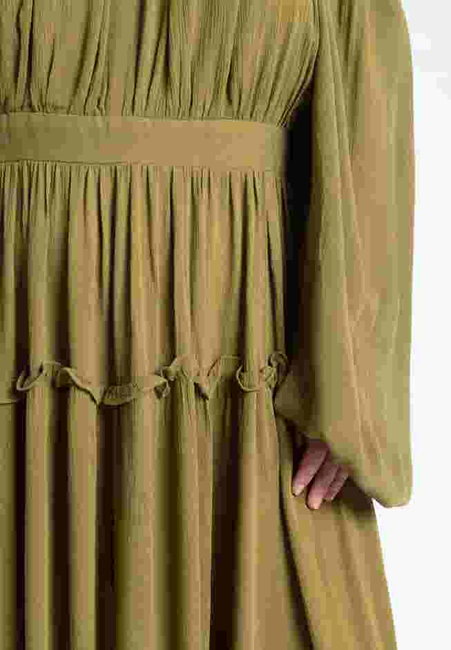Tiered Ruffle Maxi Dress image number 3