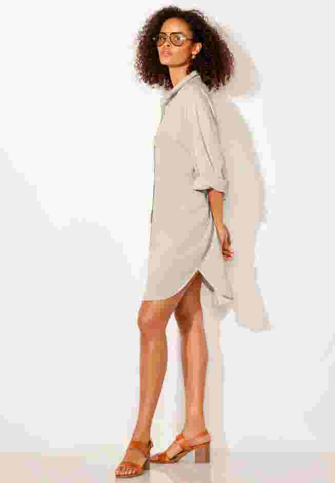 Essential Go-Anywhere Oversized Beach Shirt Cover Up image number 2