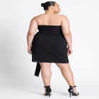 Rosette Sash Mini Dress image number null