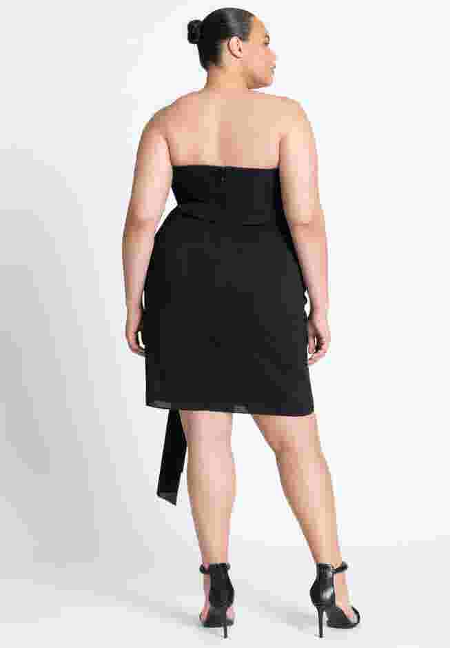 Rosette Sash Mini Dress image number 1
