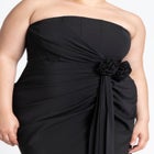 Rosette Sash Mini Dress image number null