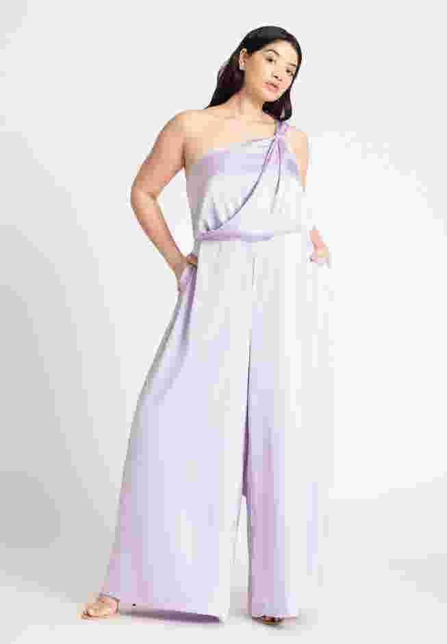 Tie Detail Satin Jumpsuit image number 1