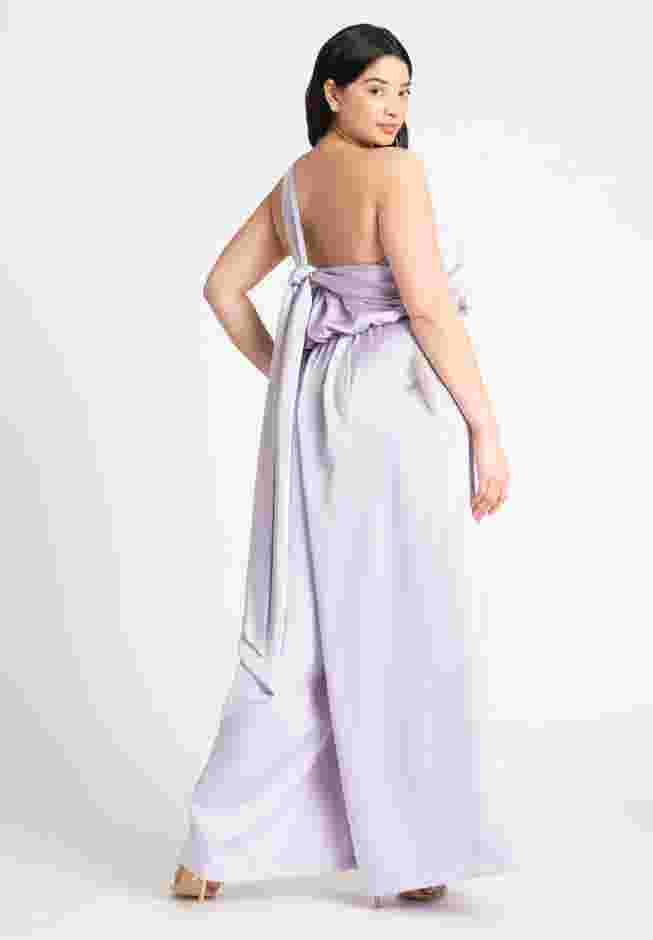 Tie Detail Satin Jumpsuit image number 2
