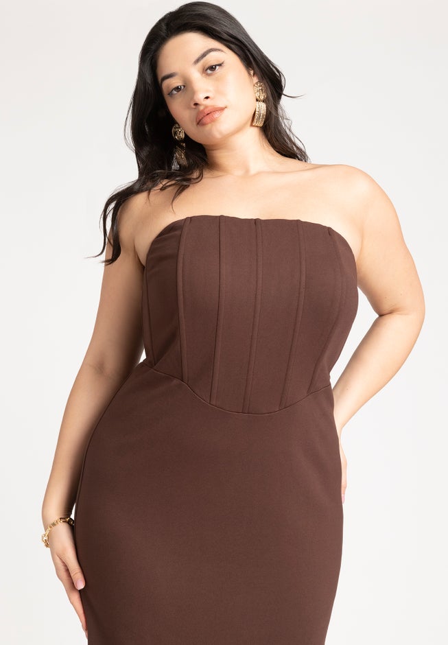 Corset Column Dress image number null