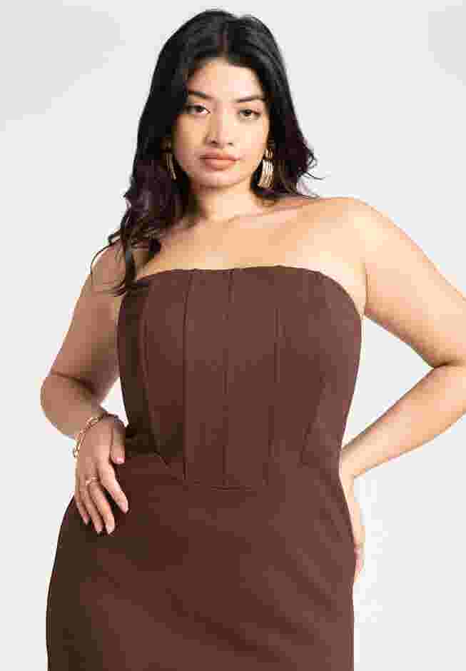 Corset Column Dress image number 3