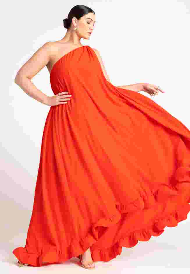 Dramatic Ruffle Gown image number 3