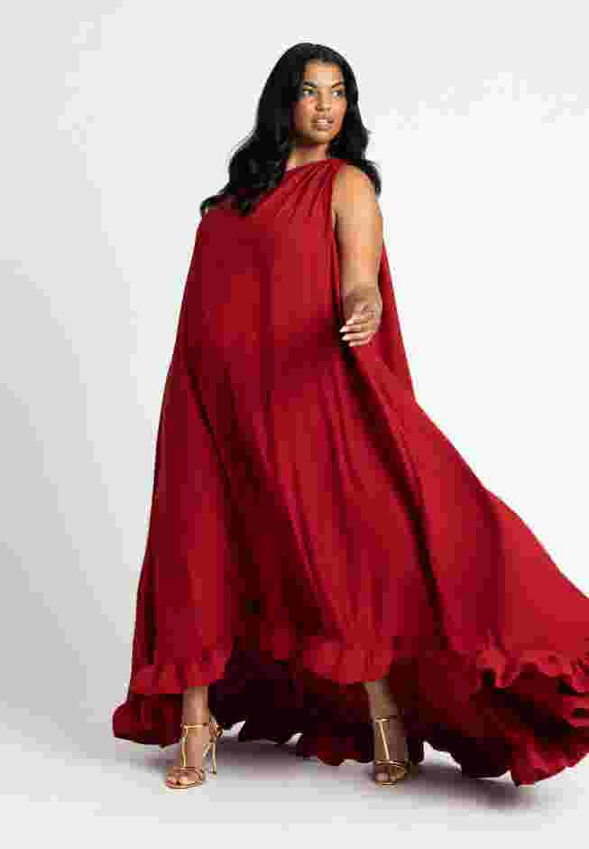 Dramatic Ruffle Gown image number 1