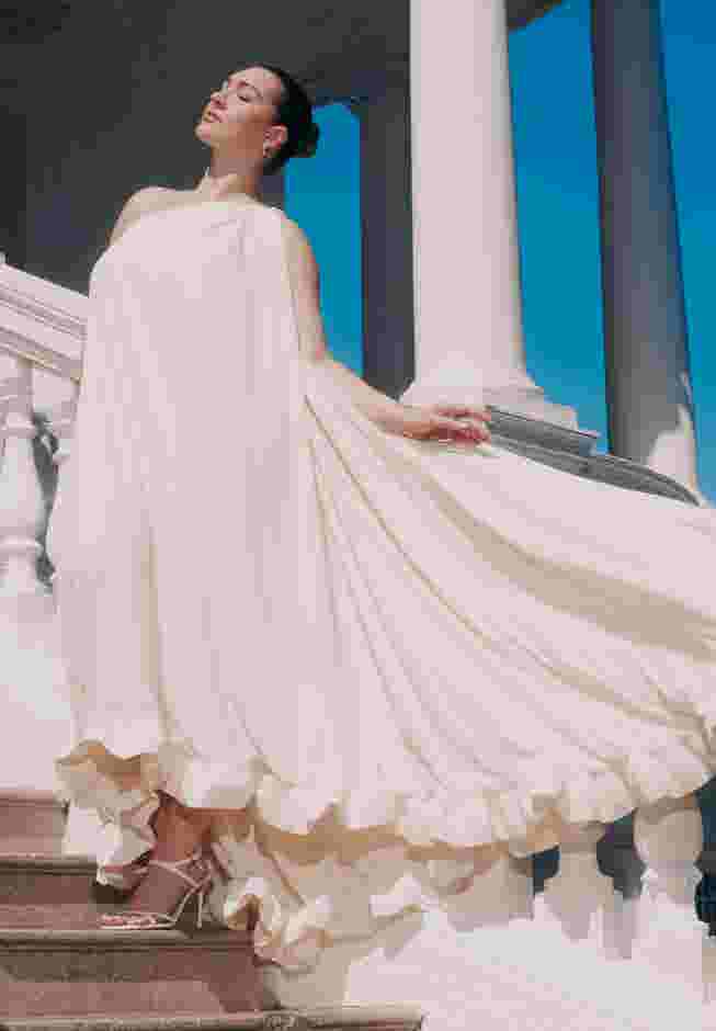 Dramatic Ruffle Gown image number 0