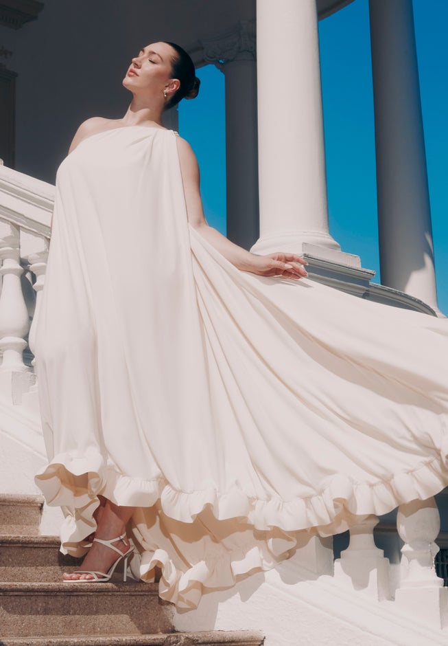 Dramatic Ruffle Gown image number 0