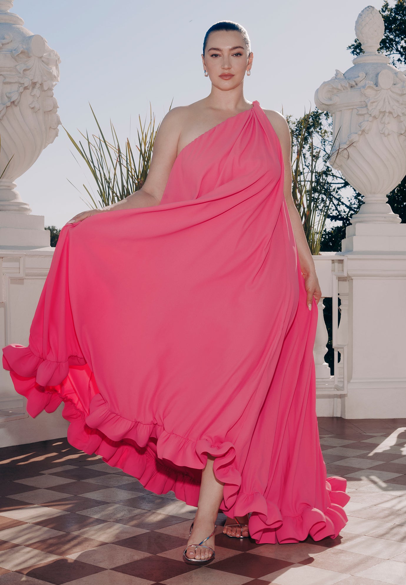 Dramatic Ruffle Gown image number 0