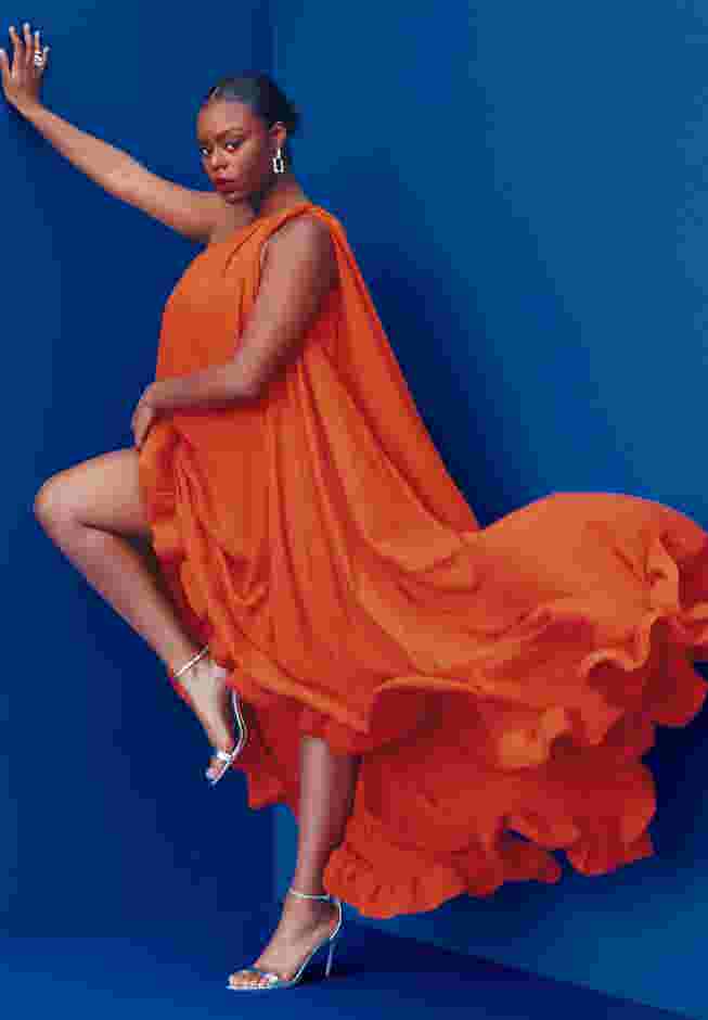 Dramatic Ruffle Gown image number 0