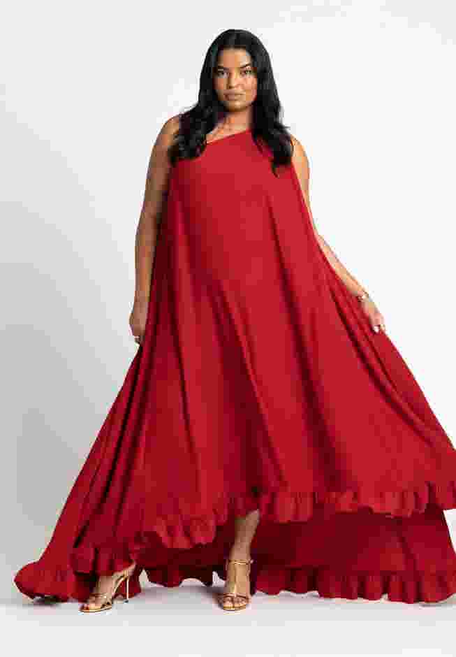 Dramatic Ruffle Gown image number 0