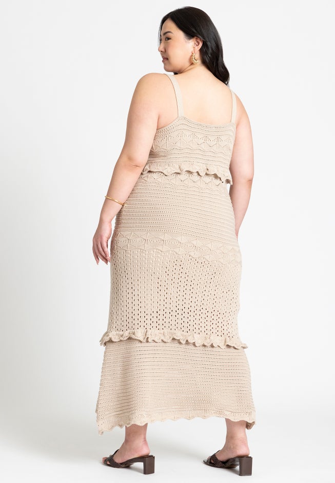 Crochet Maxi Dress image number 1