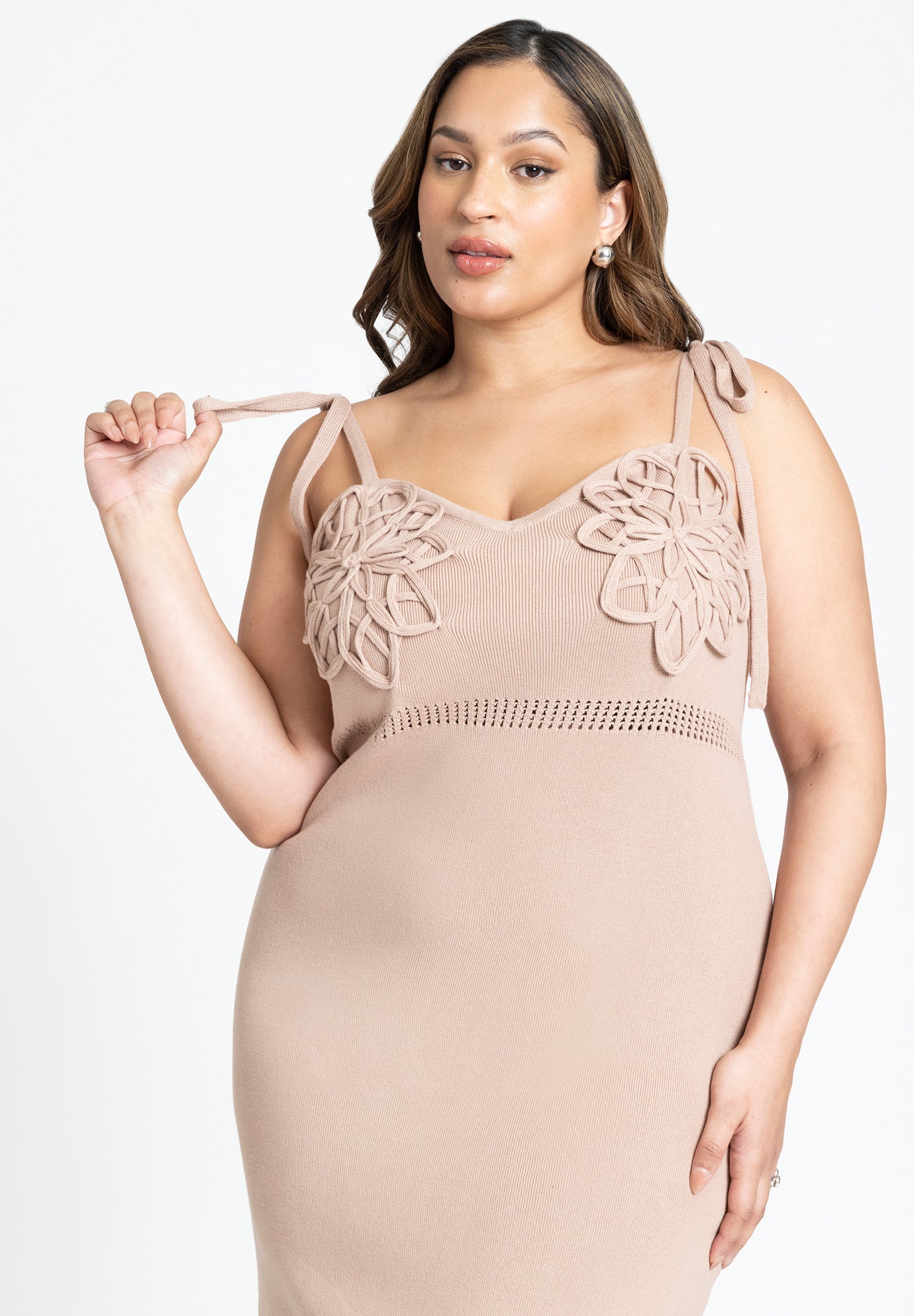 Floral Sweater Dress image number 2