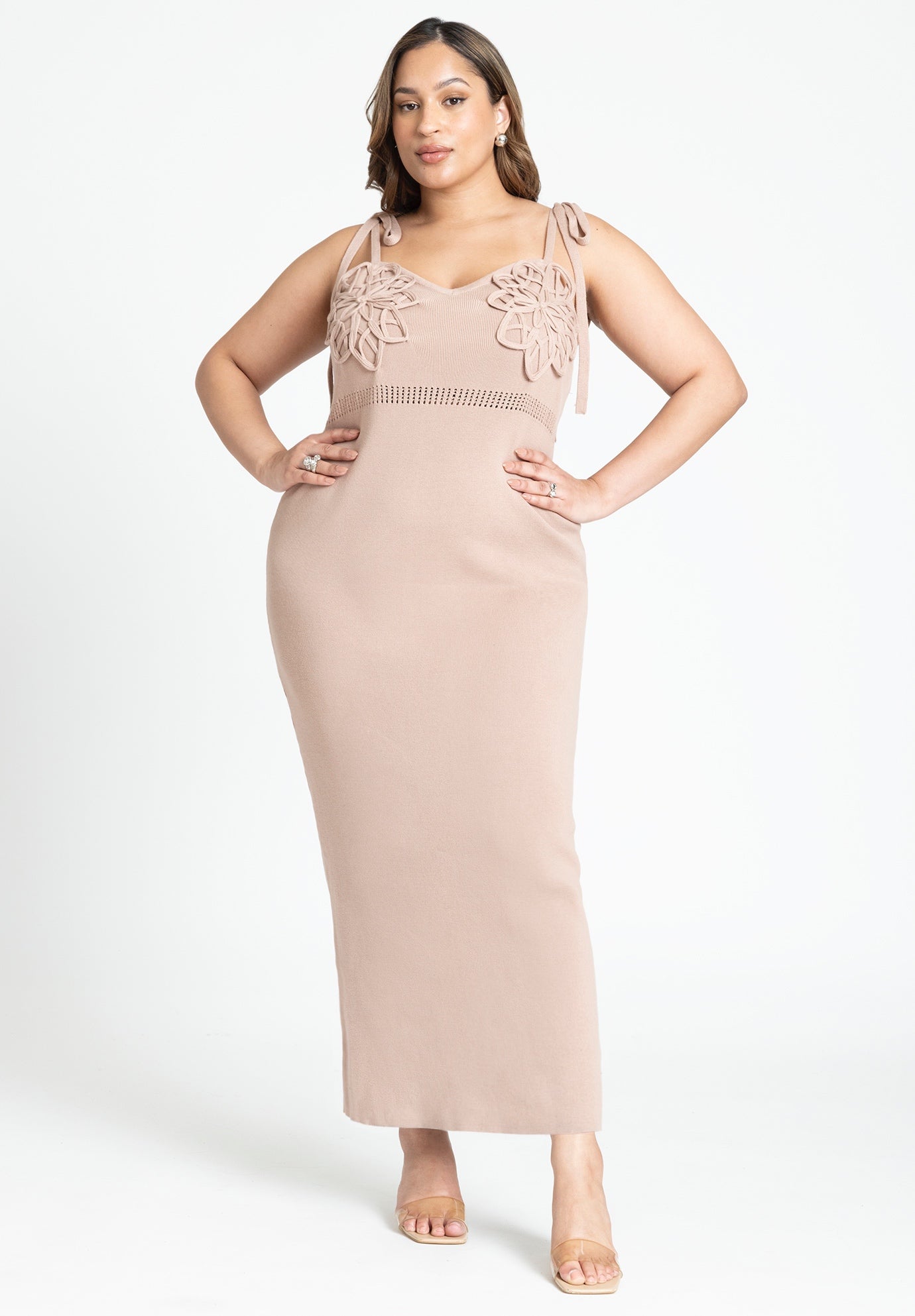 Floral Sweater Dress image number 0