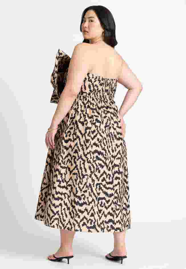 Bow Bodice Flare Dress image number 1