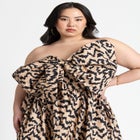 Bow Bodice Flare Dress image number null