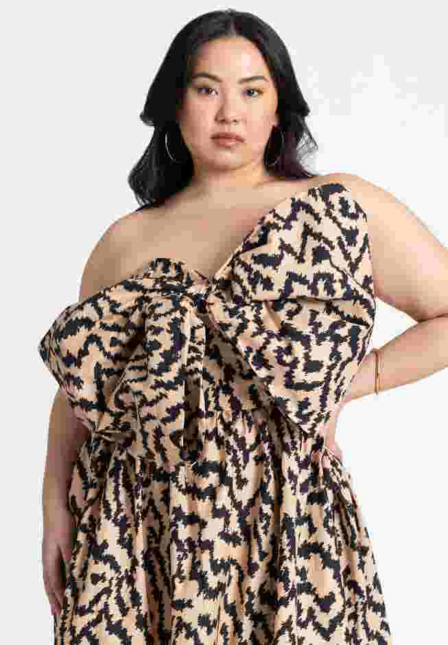 Bow Bodice Flare Dress image number 2