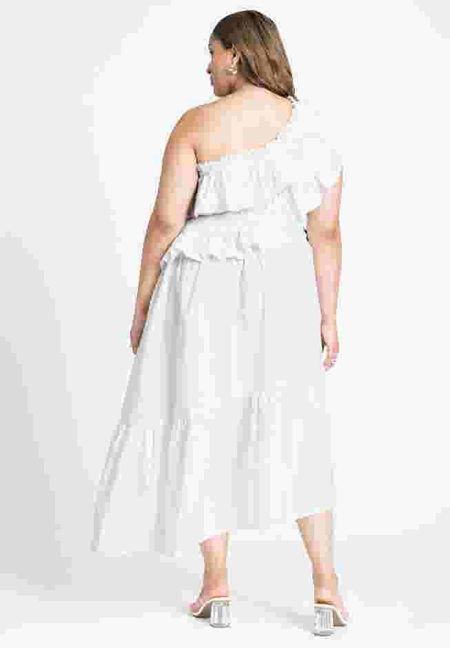 One Shoulder Dramatic Ruffle Dress image number 1