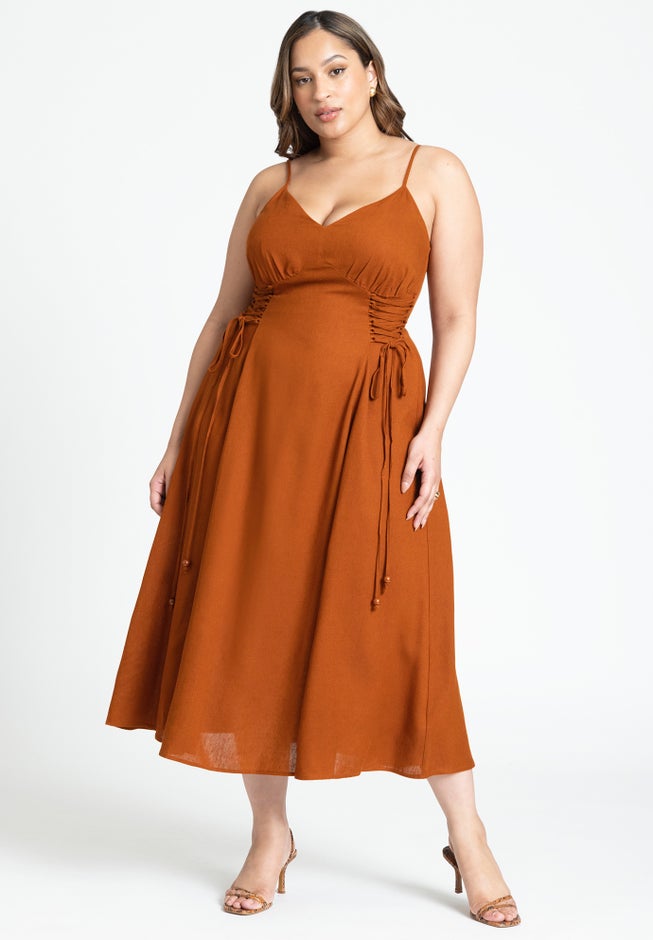 Lace Up Detail Dress image number 0