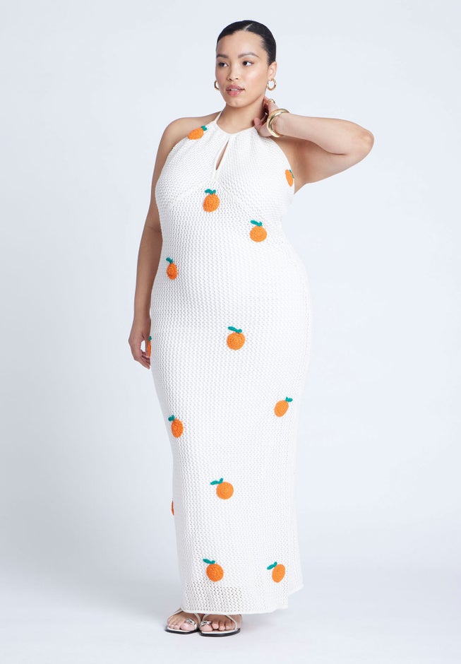 Conversational Crochet Dress image number null