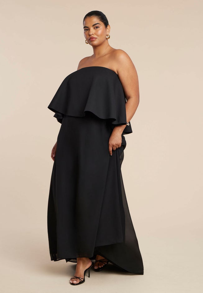 Peplum Bodice Gown image number 1