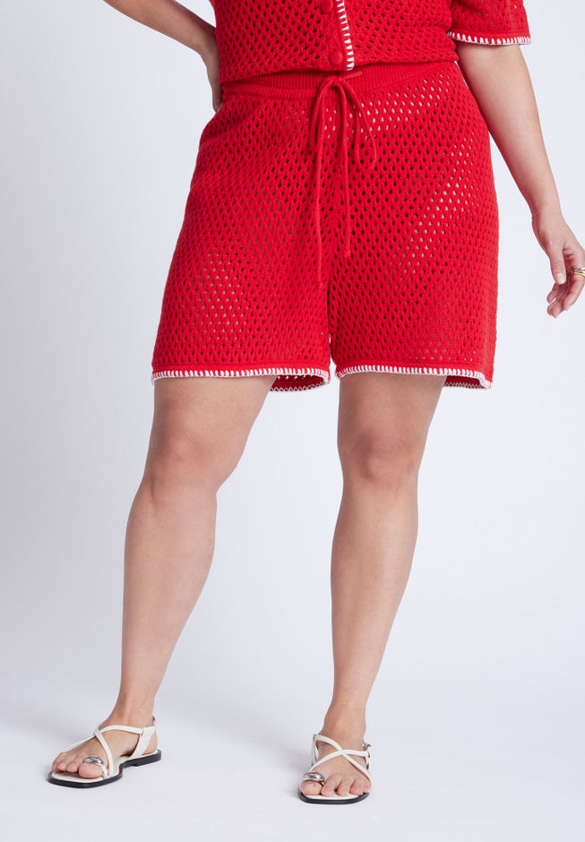 Crochet Knitted Short image number 2