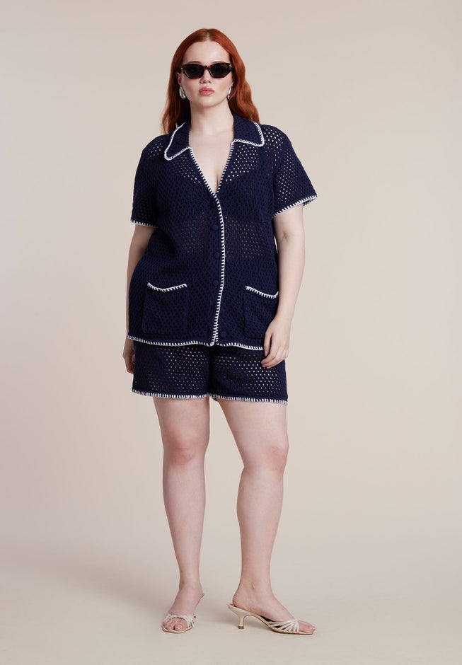 Crochet Knitted Short image number 2