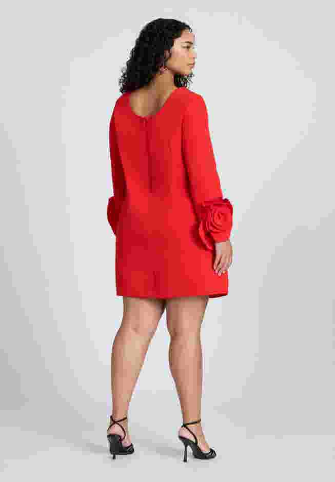 Rosette Sleeve Mini Dress image number 1
