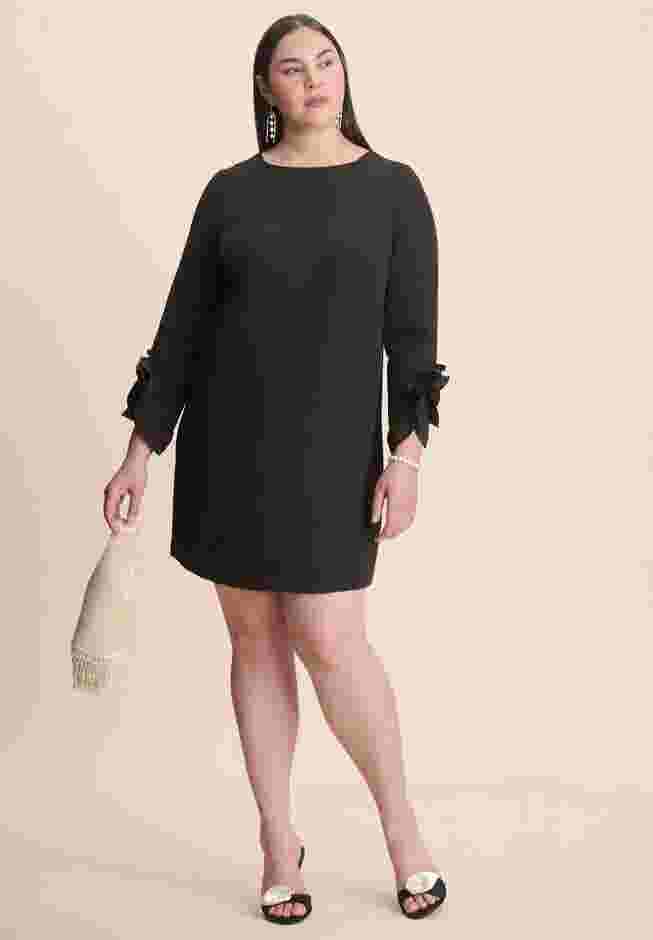 Rosette Sleeve Mini Dress image number 0