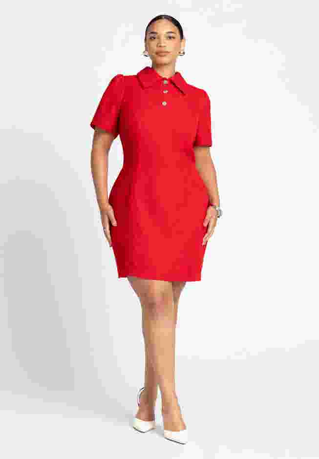 Tweed Mini Shirt Dress image number 0
