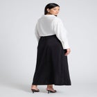 Collared Satin Column Dress image number null