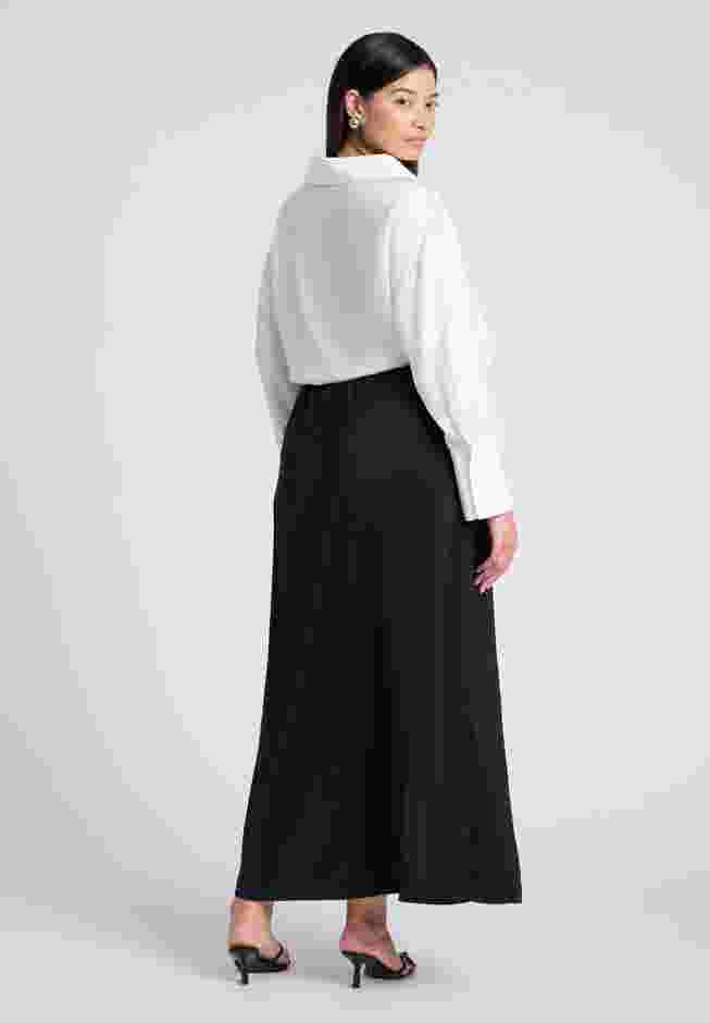 Collared Satin Column Dress image number 1
