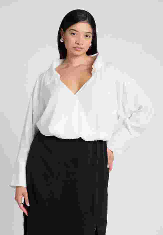 Collared Satin Column Dress image number 2