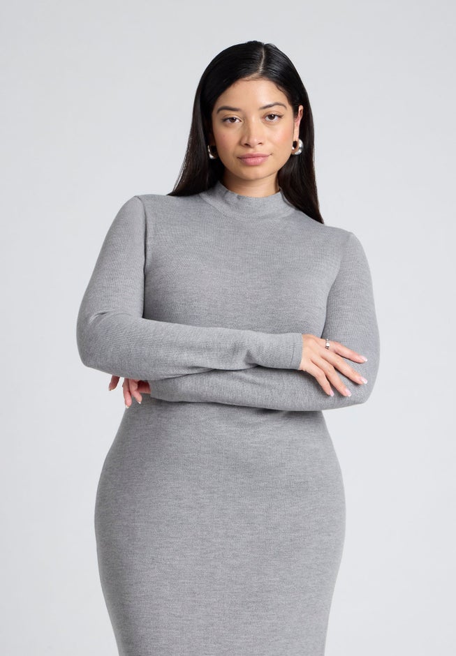 Mock Neck Maxi Dress image number 2