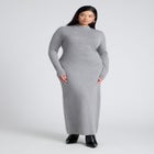 Mock Neck Maxi Dress image number null