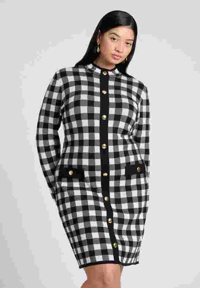 Intarsia Long Sleeve Drees image number 3