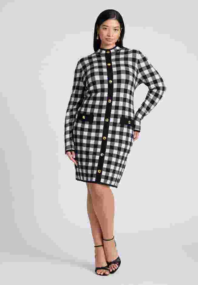 Intarsia Long Sleeve Drees image number 0