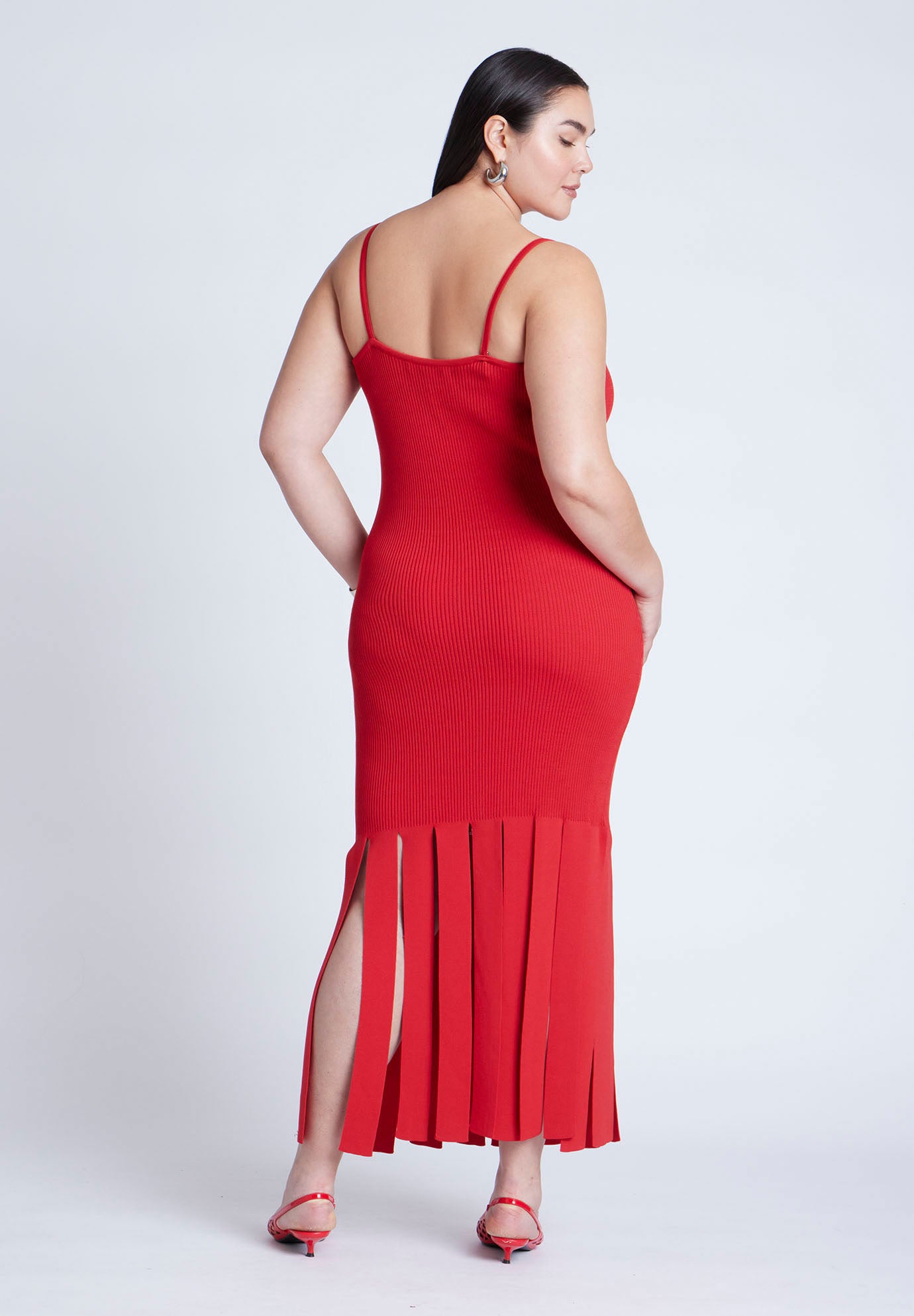 Ribbed Fringe Dress image number 1