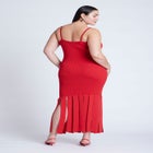 Ribbed Fringe Dress image number null