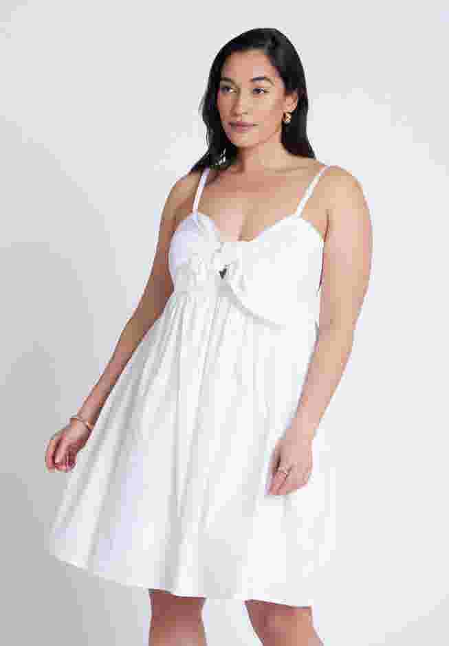 Tie Bodice Flare Mini Dress image number 0